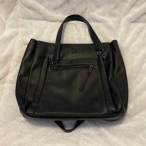 Black vera wang tote purse
